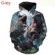 thumbnail image 3 of Sudadera con capucha con estampado 3D de Jurassic Park para hombre, nueva sudadera de estilo hip hop para exteriores, para acampar, informal, ajustada y a la moda, 3 of 5