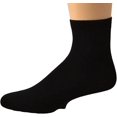 thumbnail image 4 of Sierra Socks Men's Socks Low Cut Crew Ankle 3 Pair Pack Socks Black Cushioned, 4 of 4
