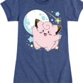 thumbnail image 3 of Pokémon - Clefairy Moon Stars - Girls Toddler And Youth Fitted Short Sleeve Graphic T-Shirt, 3 of 5