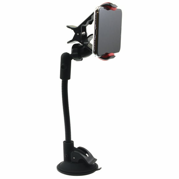 Dash Car Mount for TCL 10 5G UW Phone - Windshield Holder Swivel Clip Z5R Compatible With TCL 10 5G UW