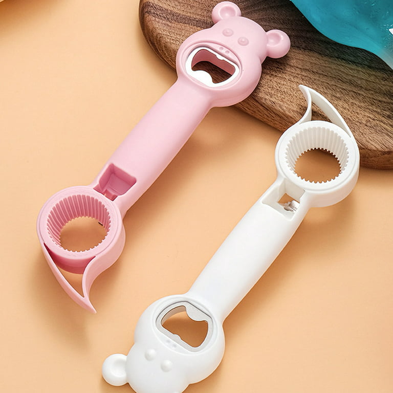 4 in 1 Multifunctional Bottle and Can Opener, Plastic Cute Beer