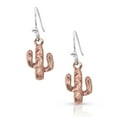 thumbnail image 2 of Montana Silversmiths Women's Desert Darling Rose Cactus Earrings - ER4078RG One Size, 2 of 3