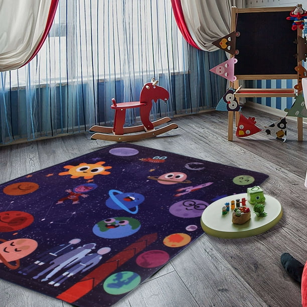 Golden Quality Bedding Digital Print Bed Side Rug Kids Playing Area Rug