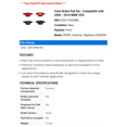 thumbnail image 2 of Front Brake Pad Set - Compatible with 2006 - 2010 BMW 550i 2007 2008 2009, 2 of 2