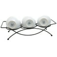 thumbnail image 2 of Gibson Elite Gracious Dining 4-Piece Serving Set with Metal Rack in White, 2 of 5