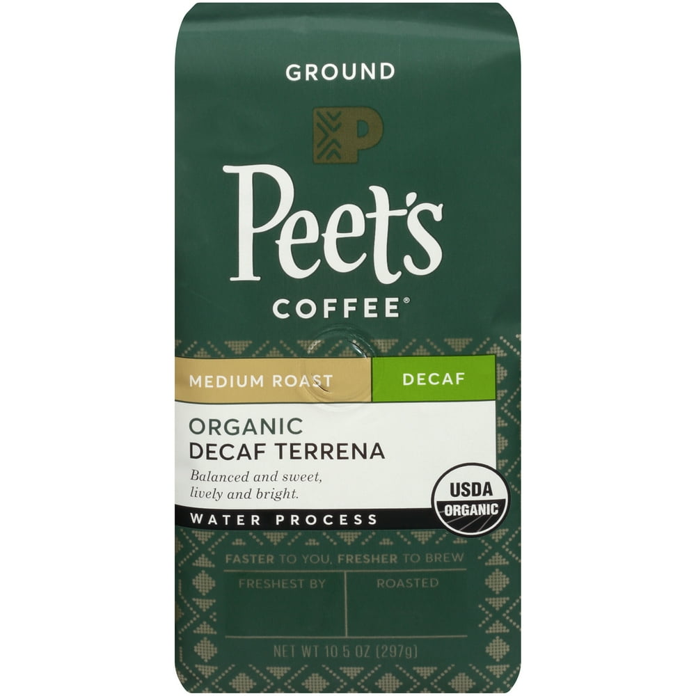 Peet's Coffee® Organic Decaf Terrena Medium Roast Ground Coffee 10.5 oz. Bag