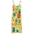 thumbnail image 5 of Lunarable Pineapple Sleeveless Dress for Women Clothing Female Women's Summer Skirt, 5 of 7