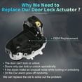 thumbnail image 3 of Rear Left Passenger Side Power Door Lock Actuator Motor for Honda Accord 2013-2017 No.72650T0AA11 Black, 3 of 8