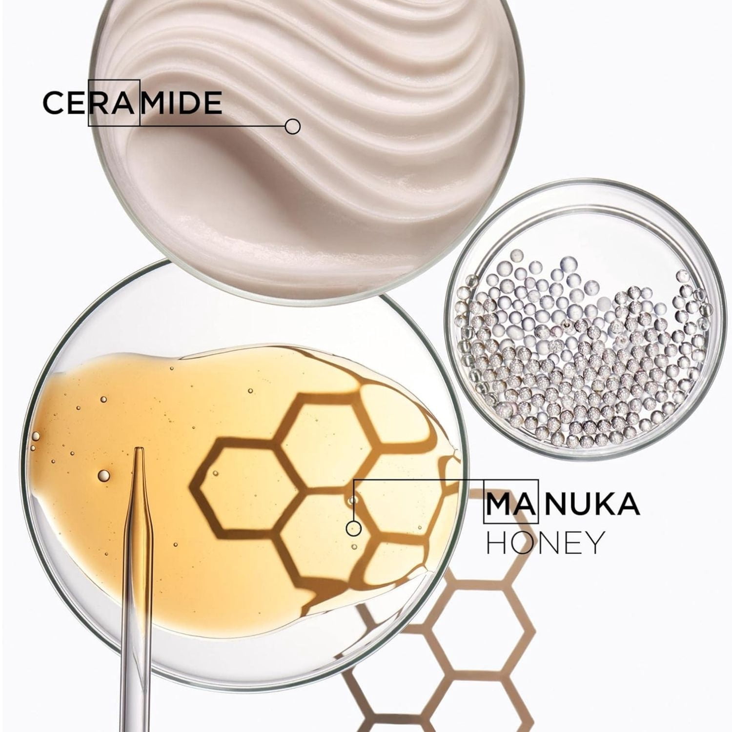 Kerastase Curl Manifesto Bain Hydration Douceur Shampoo 8.5 oz, Creme de Jour Fondamentale 5.1 oz & Beurre Haute Masque 6.8 oz Set