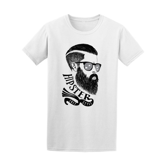 Hipster With Sunglasses Tee Men's -Image by Shutterstock