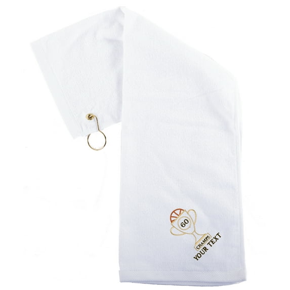 Custom Basketball Towels, Sports Towels, Personalized Basketball Towels for Teams - Trophy