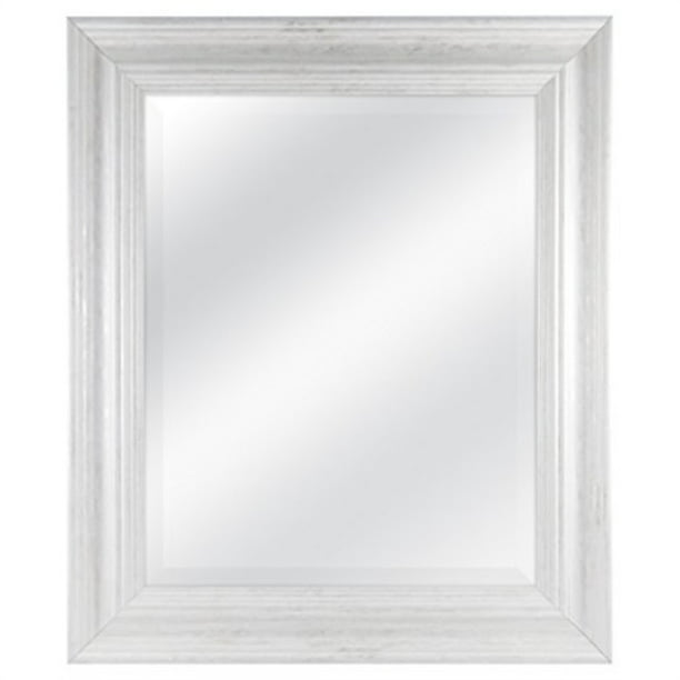 Mcs 16x20 Inch Scoop Mirror 21 5x25 5, White Square Mirror 65 X
