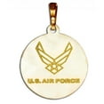 thumbnail image 4 of PicturesOnGold.com Saint Joan of Arc Doubledside AIR Force Religious Medal 3/4 inch Solid 14K Yellow Gold, 4 of 4
