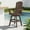 Coffee, variant on SERWALL HDPE Outdoor Swivel Bar Chair, Bar Height Adirondack Barstools, All Weather Pub Bar Chair, Coffee