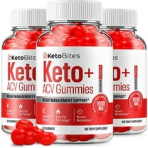 3 Pack Keto Bites ACV Gummies Advanced Formula Keto Bites Weight Loss Apple Cider Vinegar Gummies Dietary Ketogenic Support Supplement B12 Beet Root Juice Men Women 180 Gummies