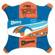 Chuckit! Flying Squirrel Canvas Fetch Disc Dog Toy, Large 11 for Breeds 60 lb+, Pack of 1, Orange and Blue
