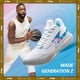 thumbnail image 2 of Zapatillas de baloncesto para hombre Li-Ning GENERATION Z On Court, transpirables, con forro acolchado y suela de goma, zapatillas de equipo básicas Son of Flash ABPU027, 2 of 5