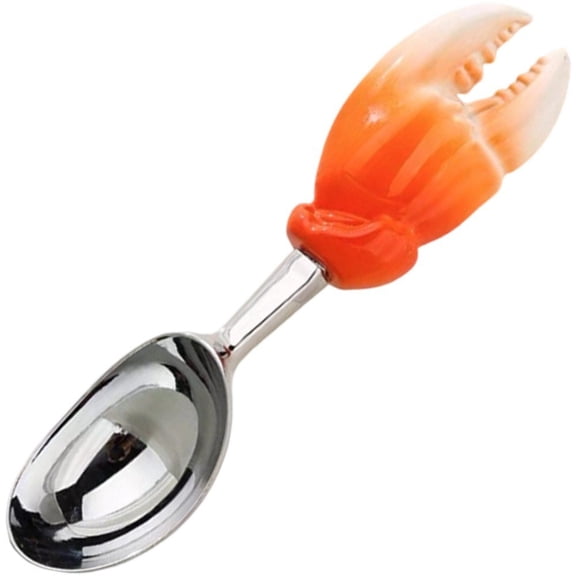 Cone Ice Cream Spoon Stainless Steel Ice Cream Spoon Nonstick Ice Cream Scooper with Cartoon Handle for , Sorbet