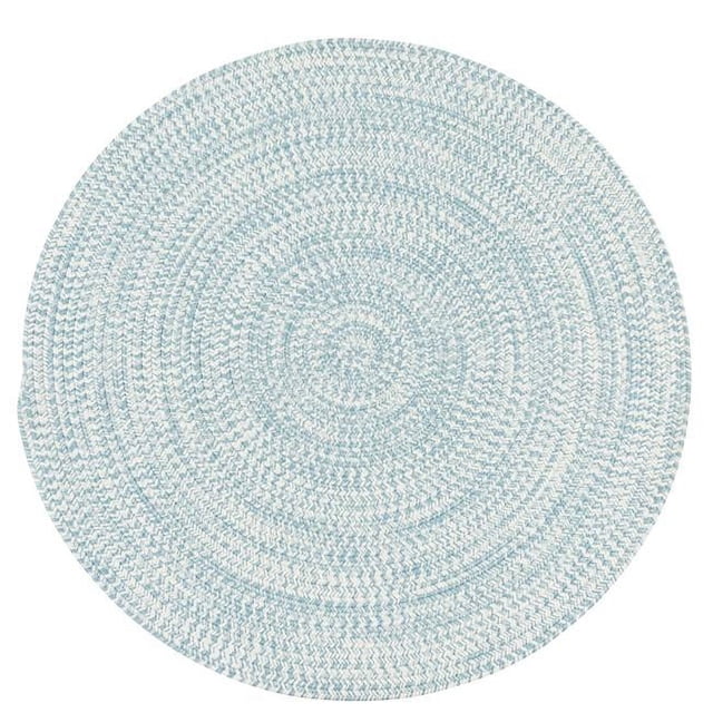Colonial Mills Tapis KA48R036X036 Kaari Tweed Rond Tressé Tapis Fédéral Bleu - 3 Pi.