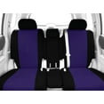thumbnail image 2 of CalTrend Rear 40/20/40 Split Bench NeoSupreme Seat Covers for 1985-1995 Chevy/GMC Astro|Safari - CV209-10NN Purple Insert with Black Trim, 2 of 3
