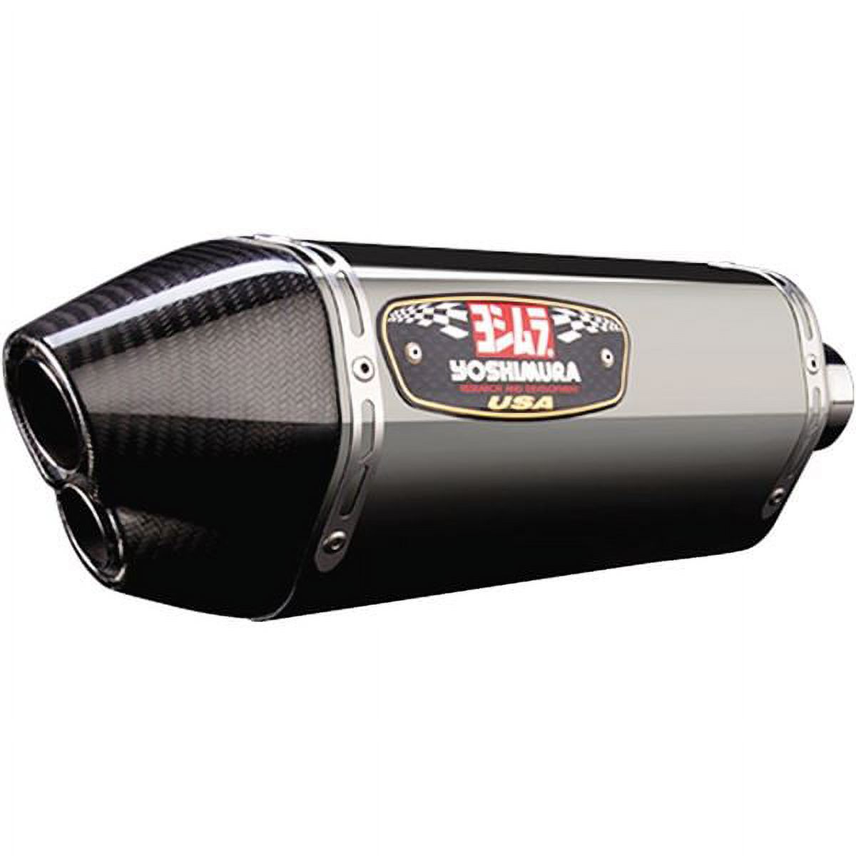 Yoshimura RS-3 Carbon Fiber Street Series Bolt-On Exhaust Muffler
