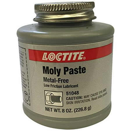 - Lubricant Very Low Friction Moly Paste Metal Free Anti Seize Compound 8 oz