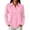461#Pink, variant on Long Sleeve Polo Shirts for Women Button Collared Retro Cute Golf Dressy Office Casual Shirts