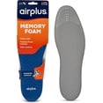 thumbnail image 1 of Airplus Memory Comfort Shoe Insoles with Memory Foam for Pressure Relief, Mens, Size 7-13, 1 of 8