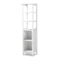 thumbnail image 3 of Bowery Hill Modern White Finished Wood Bathroom Storage Cabinet, 3 of 10