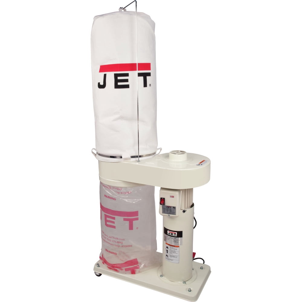 JET 708642MK 1 HP 650 CFM Dust Collector with 5 Micron Bag Walmart
