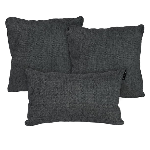 Set de 3 Cojínes Decorativos (2 Cuadrados Grandes + 1 Rectangular) DICASA Bond Delta Zita