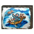 thumbnail image 1 of Designocracy 98765-08 Alaska Family Boat Art on Board Wall Decor, 1 of 1