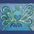 thumbnail image 2 of CafePress - Faith Angel Maternity T Shirt - Maternity Dark T-Shirt, 2 of 3