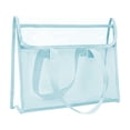 thumbnail image 2 of Thickened PVC Clear Tote Bag For Tutoring And School Double Layer Large Capacity Waterproof Book Bag For Students And Exams, 2 of 6