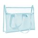 thumbnail image 2 of Thickened PVC Clear Tote Bag For Tutoring And School Double Layer Large Capacity Waterproof Book Bag For Students And Exams, 2 of 6