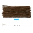 thumbnail image 2 of Uxcell 30cm/11.8" Pipe Cleaners Chenille Stem,100Pcs Glitters Fuzzy Sticks,Brown, 2 of 6