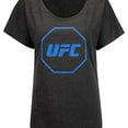 thumbnail image 4 of UFC Womens Octagon Logo Graphic T-Shirt, Black, Small, 4 of 4