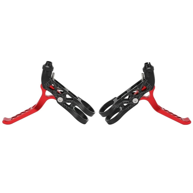 Bike Brake Handle, Accurate Aluminum Alloy Bike Brake Levers 22.2mm Opening For 3sixty Mountain Bike Red