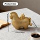thumbnail image 5 of Estatua de caballo Feng Shui, elegante decoración de mesa o escritorio, escultura de resina para Oro, 5 of 5