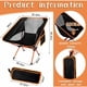 thumbnail image 4 of Silla de camping, silla de playa plegable ultraligera compacta, silla de camping plegable portátil, silla plegable portátil ultraligera con bolsa de transporte para acampar, picnic, pesca, 4 of 5