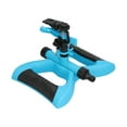thumbnail image 4 of Plastic Sprinkler Rocker Nozzle 360° Rotating Automatic Irrigation Sprinkler for Garden LawnBlue, 4 of 14