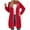 Red, variant on ICHUANYI Womens Zip Up Hoodies Jacket Oversized Long Hood Coat with Pocket Fall Spring Outwear Sweatshirt Top