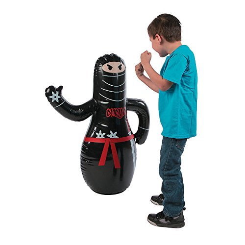 inflatable ninja punching bag
