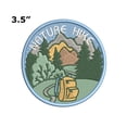 thumbnail image 2 of Nature Hike! Scouts Guide Badge Crest Iron On Embroidered Applique Patch, 2 of 2