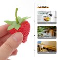 thumbnail image 3 of UPOUART Artificial Strawberries with Stem Plastic 18 Pieces Assorted Colors for Bar and Home Decoration, 3 of 8