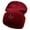 Maroon, variant on Gladiator Embroidered 12 Inch Long Knitted Beanie - Black OSFM