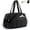 Black, variant on Sports tote bag, women's gym bag with wet and dry compartments, women's short-trip travel bag, waterproof sports and fitness bag, carry-on bag (black)