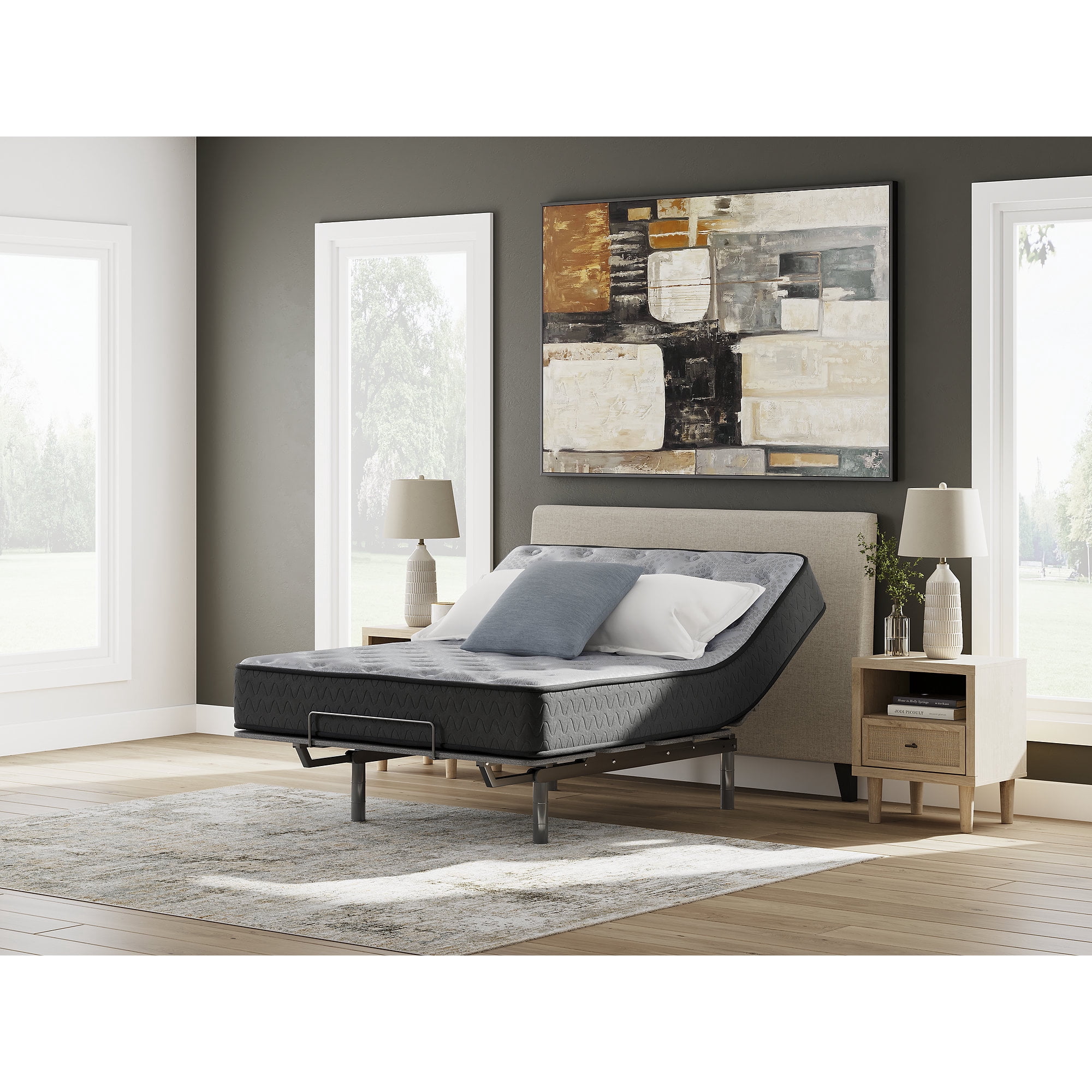 Signature Design by Ashley Comfort Plus 10-inch Twin Mattress - Memory Foam Hybrid - Medium Feel - Cooling Gel Infused - Bed in a Box