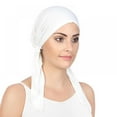 thumbnail image 4 of Chemo Headwear Pre Tied Head Scarf Headwraps Lightweight Turban Beanie Cap for Women, 4 of 6