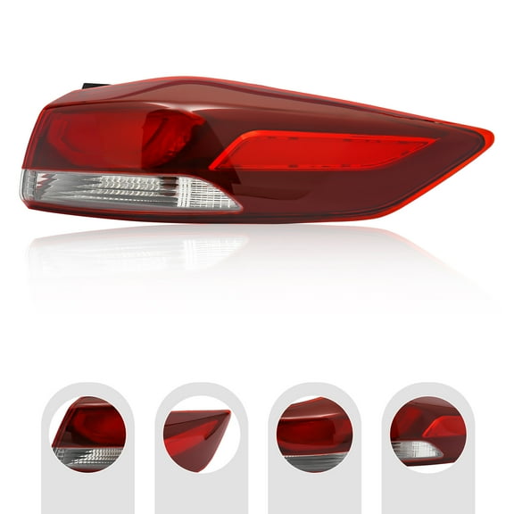 Tail Light RH for 2017-2018 Hyundai Elantra Passenger Side Outer Rear Brake Lamp New